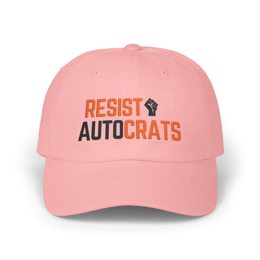 Stylish Pink Cap with 'Resist Autocrats' Design, Perfect for Activists, Unisex Fashion Hat, Casual Summer Accessory, [...]